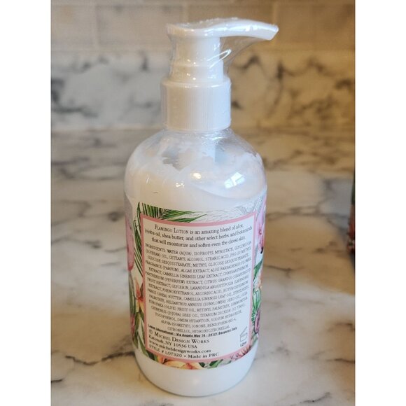Flamingo Hand & Body Lotion With Moisturizing Shea Butter By Michel Design Works - Picture 6 of 6